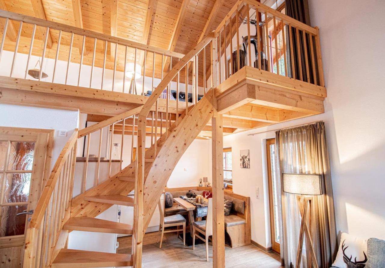 Hirsch Chalet #Sauna Лехбрук Экстерьер фото